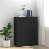 Hanging Cabinet Black 69.5x34x90 cm - Stylish Storage Solution