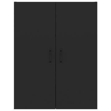 Hanging Cabinet Black 69.5x34x90 cm - Stylish Storage Solution