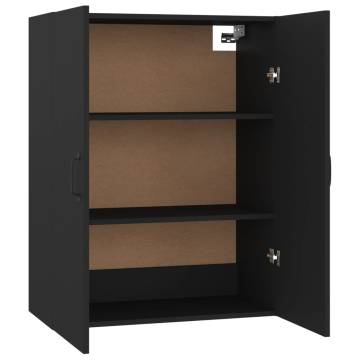 Hanging Cabinet Black 69.5x34x90 cm - Stylish Storage Solution