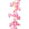 Dark Pink Artificial Flower Garlands - 6 Pcs, 180 cm | HipoMarket