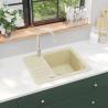 Granite Kitchen Sink Single Basin Beige - Durable & Stylish