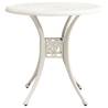 Elegant 3 Piece White Bistro Set - Cast Aluminium Furniture