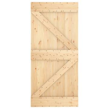 NARVIK Solid Wood Pine Door 95x210 cm - Enhance Your Home