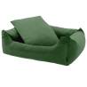 Madison Dog Bed Velvet 120x95x28 cm Green - Cozy Comfort