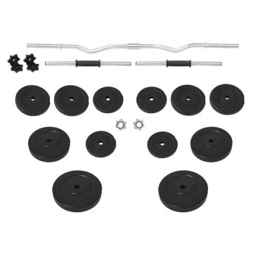 Barbell and Dumbbell Set with Plates - 60 kg | HipoMarket