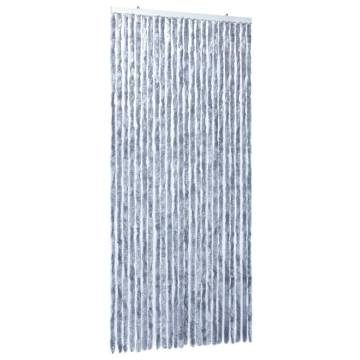 Insect Curtain Silver 100x220 cm Chenille - Hipomarket