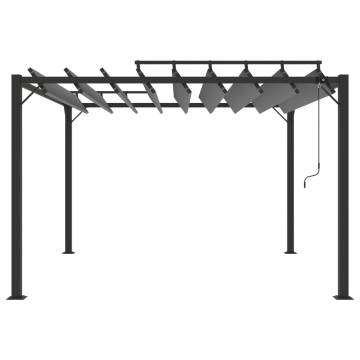 Gazebo with Louvered Roof 3x3m – Elegant Outdoor Shelter