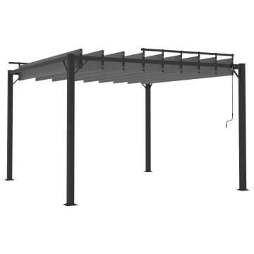 Gazebo with Louvered Roof 3x3m – Elegant Outdoor Shelter