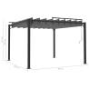 Gazebo with Louvered Roof 3x3m – Elegant Outdoor Shelter