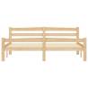 Solid Pinewood Bed Frame 160x200 cm - Modern Bedroom Style