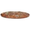 Round Solid Wood Reclaimed Table Top Ø 80 cm - Eco-Friendly Design