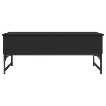 Elegant Black Coffee Table - 100x50 cm | HipoMarket UK