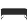 Elegant Black Coffee Table - 100x50 cm | HipoMarket UK