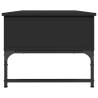 Elegant Black Coffee Table - 100x50 cm | HipoMarket UK