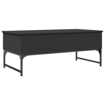 Elegant Black Coffee Table - 100x50 cm | HipoMarket UK