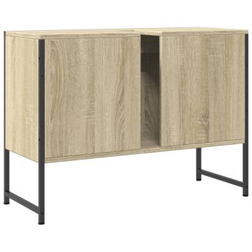 Bathroom Sink Cabinet Sonoma Oak 80x33x60 cm - Chic Storage