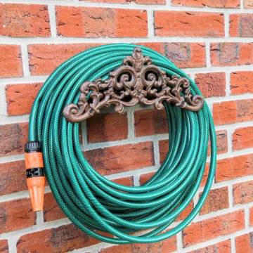 HI Cast Iron Hose Holder Brown - Durable & Antique Design