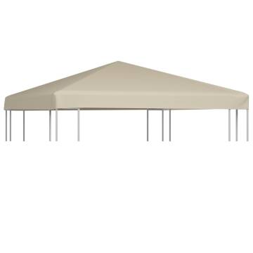 Beige Gazebo Top Cover 3x3m - Durable 310 g/m² | HipoMarket