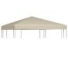 Gazebo Top Cover 310 g/m² 3x3 m Beige Colour beige Quantity in Package 1 