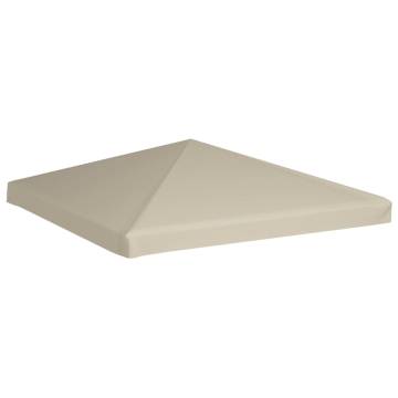 Beige Gazebo Top Cover 3x3m - Durable 310 g/m² | HipoMarket