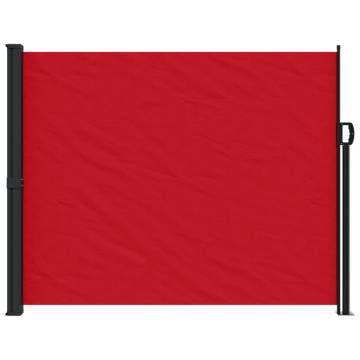 Retractable Side Awning Red 160x500 cm | Hipomarket