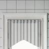 Curtain Rails 2 pcs - White & Silver Aluminium | HipoMarket UK