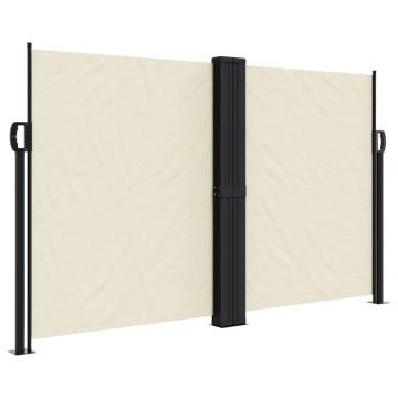 Retractable Side Awning Cream 140x600 cm - Privacy Solution