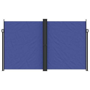 Retractable Side Awning Blue 200x600 cm - Hipomarket