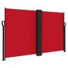 Retractable Side Awning Red 140x1000 cm - Privacy & Style