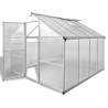 Reinforced Aluminium Greenhouse with Base Frame 6.05 m² Size 242 x 250 x 195 cm Quantity in Package 1 