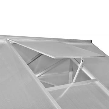 Reinforced Aluminium Greenhouse with Base Frame - 6.05 m²