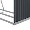 Log Holder Anthracite 120x45x210 cm | Heavy-Duty Steel Store