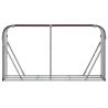 Log Holder Brown 180x45cm - Sturdy Galvanised Steel Storage