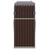 Log Holder Brown 180x45cm - Sturdy Galvanised Steel Storage