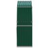 Log Holder Green 120x45x140 cm - Galvanised Steel Storage