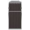 Log Holder Brown 300x45x100 cm - Durable Galvanised Steel