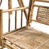 2-Seater Swing Bench with Palm Leaves - Relax in Style