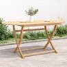 Folding Garden Table 160x85x75 cm Solid Wood Acacia Colour light brown Size 160 x 85 x 75 cm Quantity in Package 1 