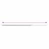 Curtain Rails 2 pcs - White & Silver Aluminium | HipoMarket UK