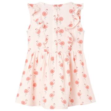 Soft Pink Kids' Dress with Ruffles - Size 140 | Hipo Market