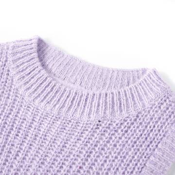 Kids' Knitted Sweater Vest - Light Lilac Size 104 | HipoMarket