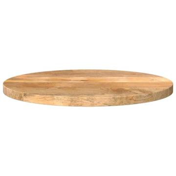 Table Top Ø 60x2.5 cm Round Solid Mango Wood | Hipo Market