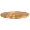 Table Top Ø 60x2.5 cm Round Solid Mango Wood | Hipo Market