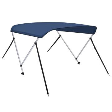 2 Bow Bimini Top Navy Blue 150x120x110 cm | Hipo Market