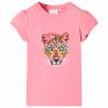 Kids' T-shirt Neon Pink 140 Colour pink Size 140 (9-10y) 