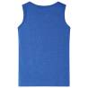 Kids' Tank Top Blue Melange - Comfortable & Stylish Apparel