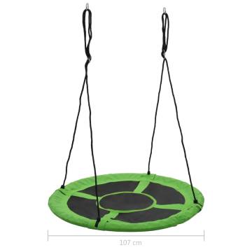 Swing 110 cm Green - Fun & Safe Backyard Play - 100 kg Capacity