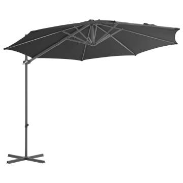 Outdoor Umbrella with Portable Base Anthracite | HipoMarket