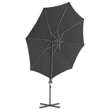 Outdoor Umbrella with Portable Base Anthracite | HipoMarket