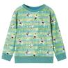 Kids' Sweatshirt Light Green Melange 140 Size 140 (9-10y) 